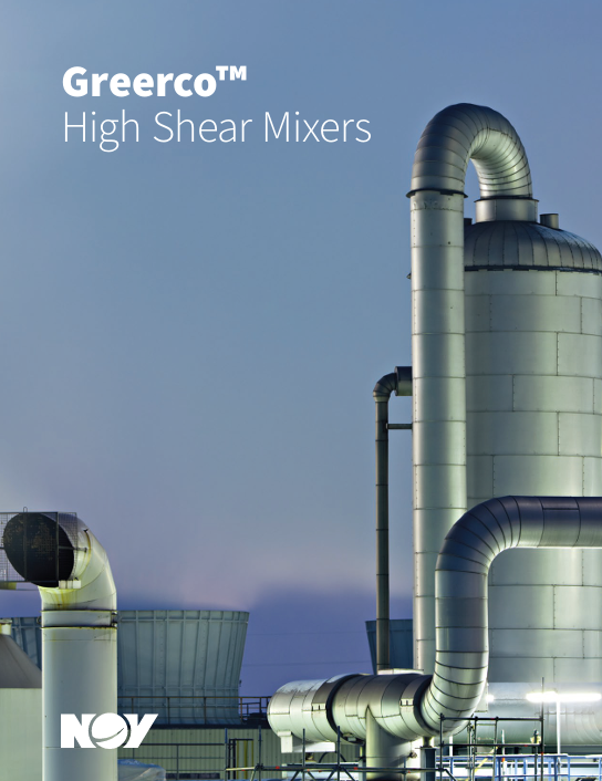 Greerco™ High Shear Mixers Brochure Cover