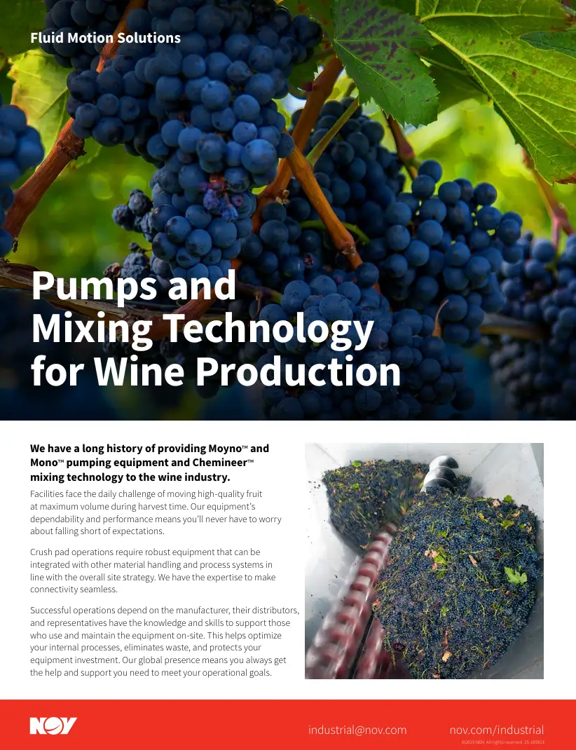 Mixing Technologies for Wine Production