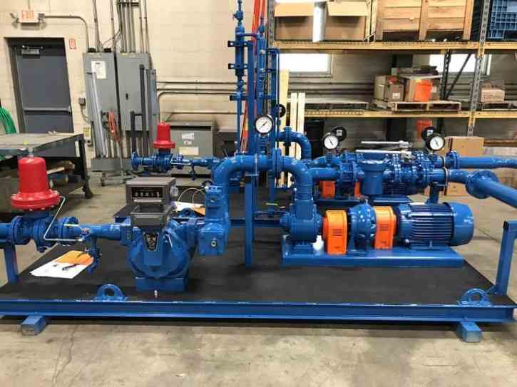 Custom Truck Unloading Pump Station