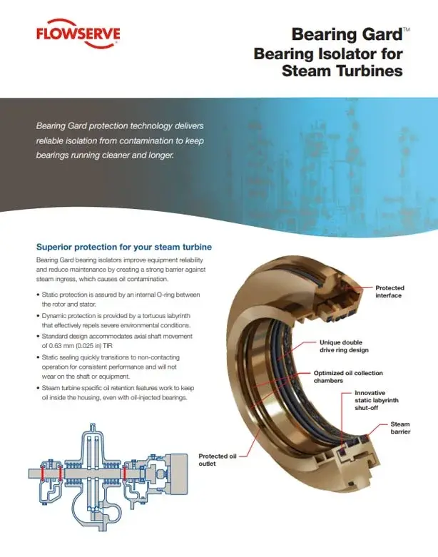 Bearing Gard Isolator For Steam Turbines