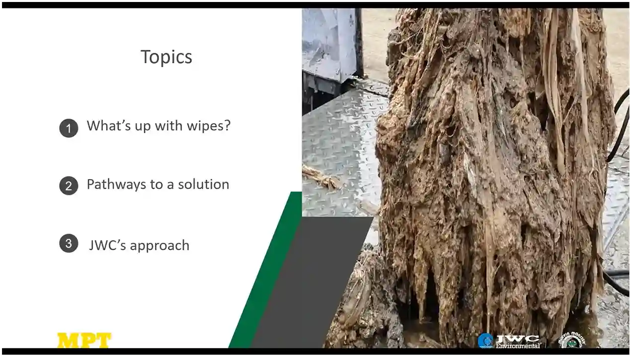 Muffin Monster® Grinders Target Rags & Wipes In Wastewater