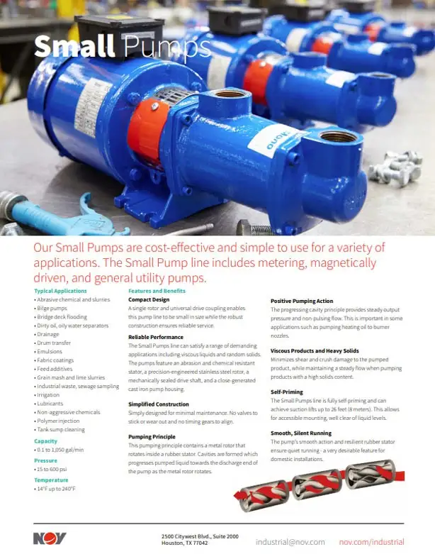 Small, Utility Pumps