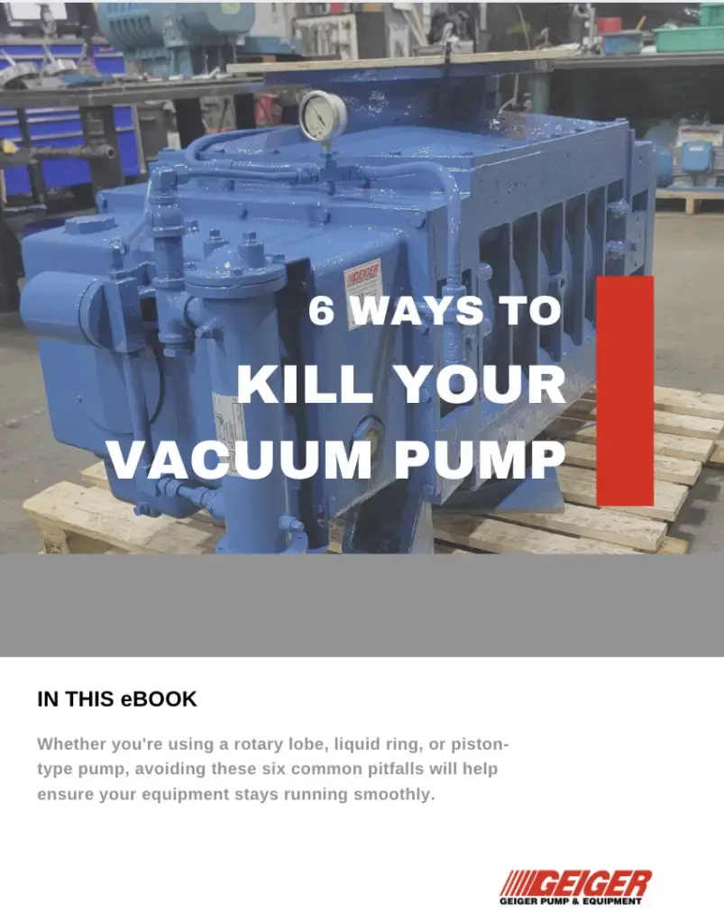 6 Ways To Kill Your Vacuum Pump